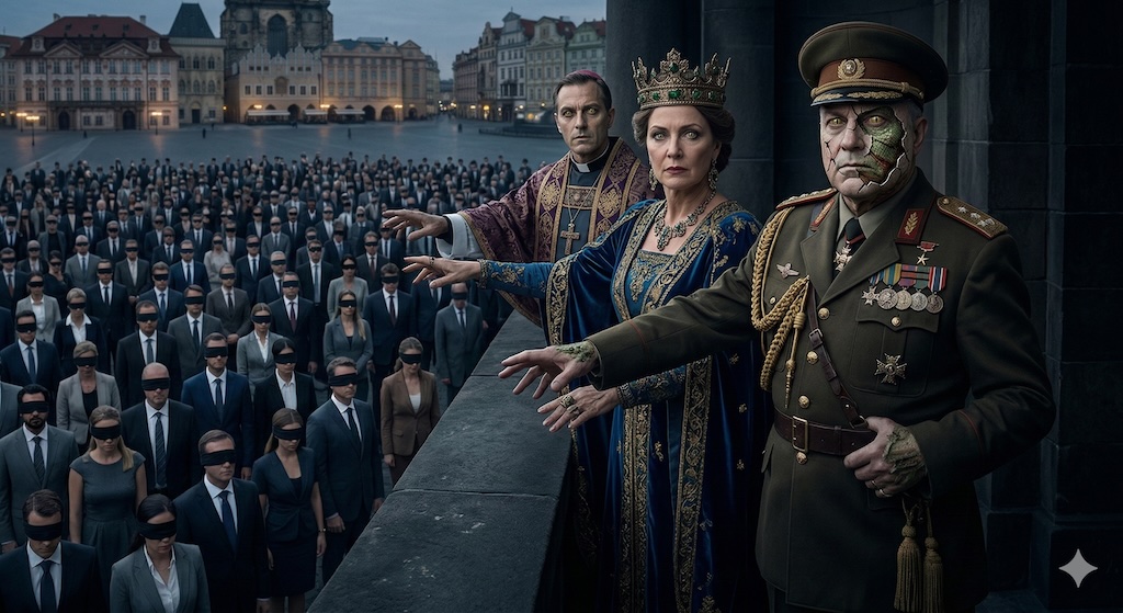 Reptilians in power.